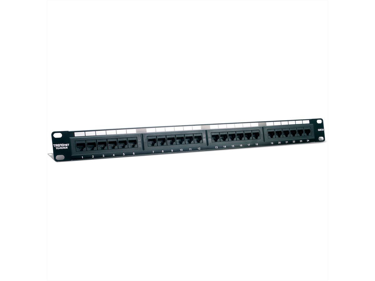 Patch panel 24 sales port cat6