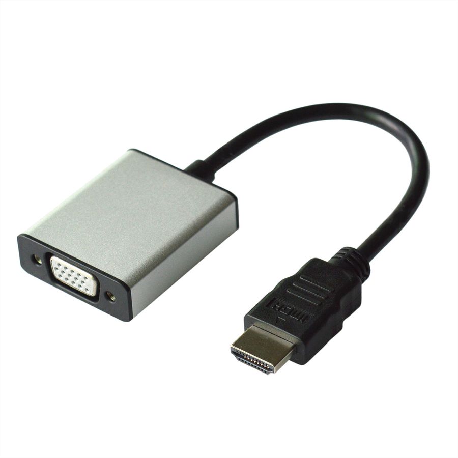 VALUE adapterkabel HDMI naar VGA+3,5 mm audio (stereo)