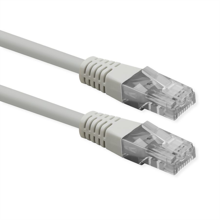 ROLINE Cat.6 (Class E) Patch Cable, UTP, PoE, wit, 0,3 m