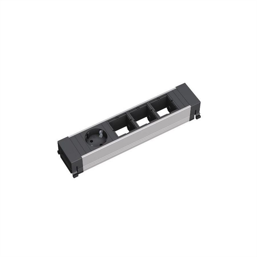 BACHMANN CONFERENCE TOP FRAME Medium inzetstuk 1x geaard stopcontact 3x ABD