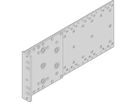 SCHROFF EuropacPRO zijplaat voor textielpakkingen, Type R, 3 HE, 275 mm