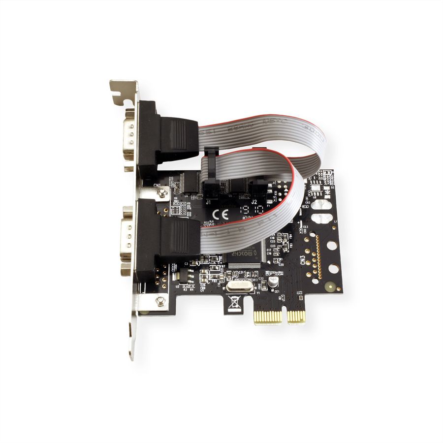 VALUE PCI-Express Kaart, Serieel RS232, D-Sub 9, 2 Poorts