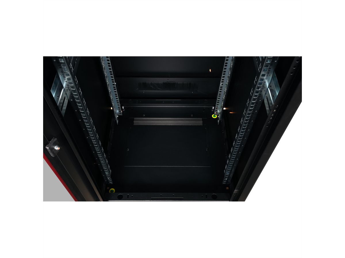 ROLINE 19-inch netwerkkast Pro 36 U , 600x600 BxD Glazen deur zwart