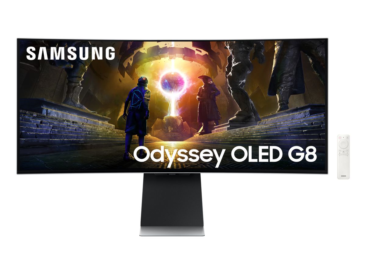 Samsung S34DG850SU computer monitor 86.4 cm (34") 3440 x 1440 pixels UltraWide Quad HD OLED Silver