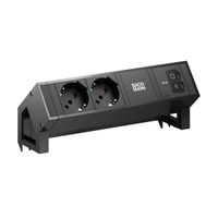 BACHMANN DESK2 2xP40 1xUSB C/C 45W, L=0.2m RAL9005