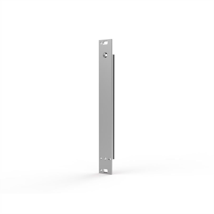 SCHROFF Insteekmodule U-profiel voor statische trapeziumvormige handgreep, 3 HE, 3 PK, 2,5 mm, Al, geanodiseerd vooraan, geleidend achteraan