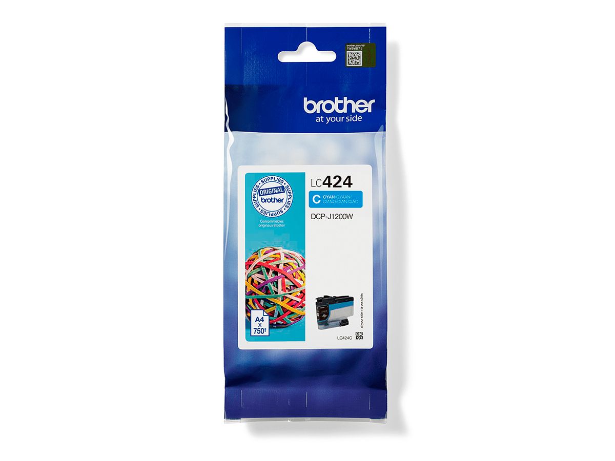 Brother LC424C ink cartridge 1 pc(s) Original Cyan