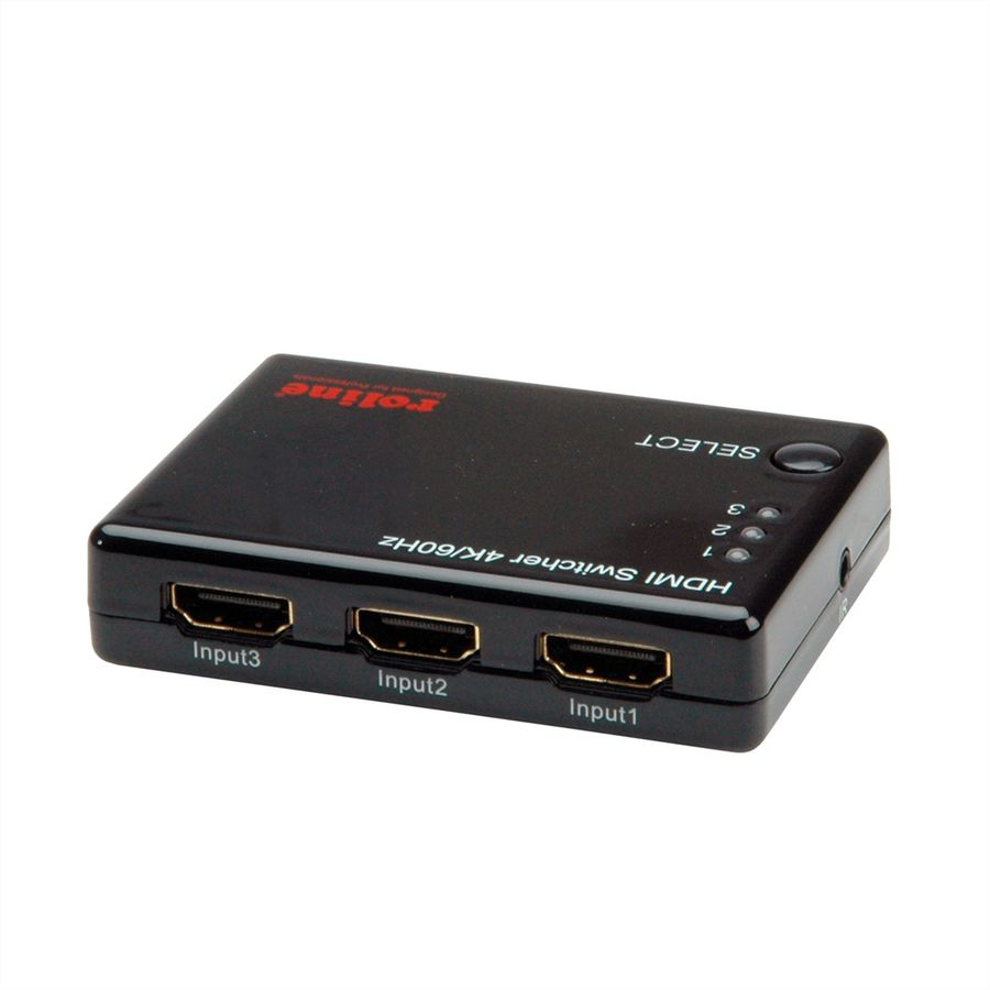 ROLINE 4K HDMI Switch, 3-voudig