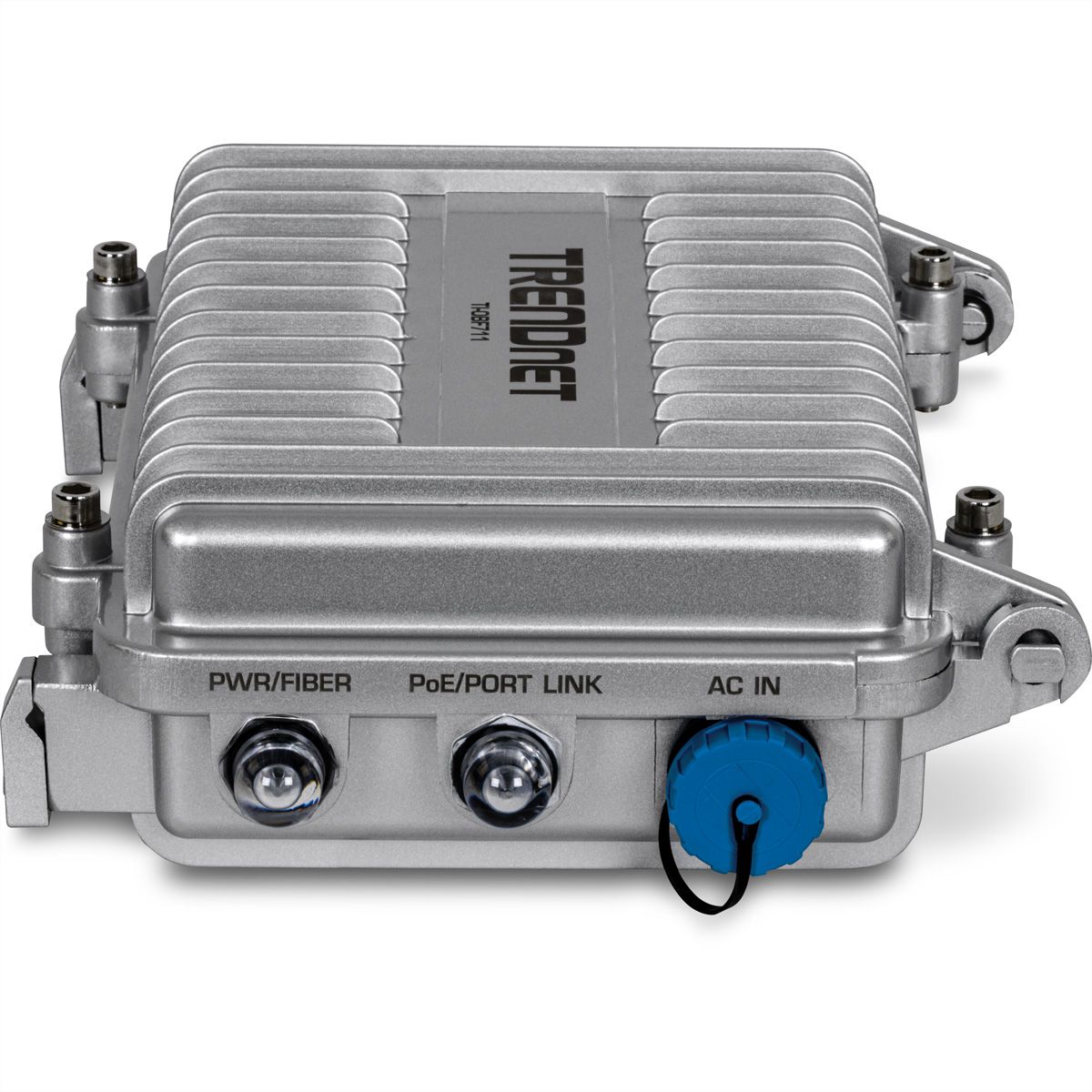 TRENDnet TI-OBF711 Industrial Outdoor 10G SFP+ to 10G PoE++ Media Converter (95W)