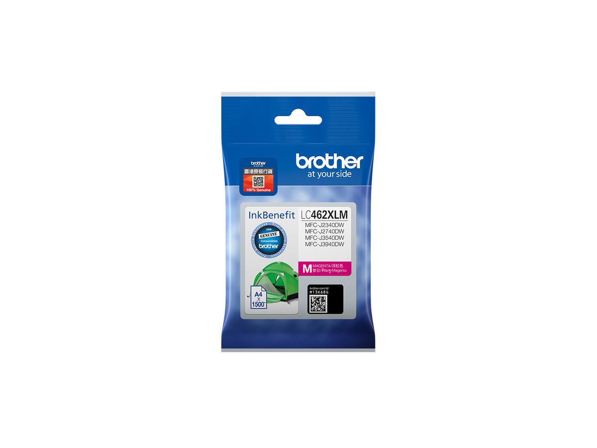 Brother LC462XLM inktcartridge 1 stuk(s) Origineel Hoog (XL) rendement Magenta