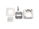 METZ CONNECT E-DAT opbouw module 1 poort Cat.6A, zuiver wit