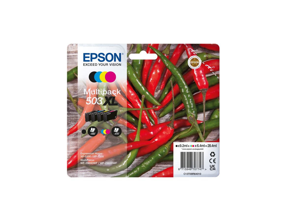 Epson C13T09R94010 ink cartridge 4 pc(s) Original High (XL) Yield Black, Cyan, Magenta, Yellow