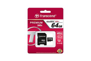 Transcend TS64GUSDXC10 memory card 64 GB MicroSDXC Class 10 UHS-I