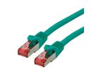 ROLINE S/FTP Patch Cord Cat.6 Component Level, LSOH, green, 1.5 m