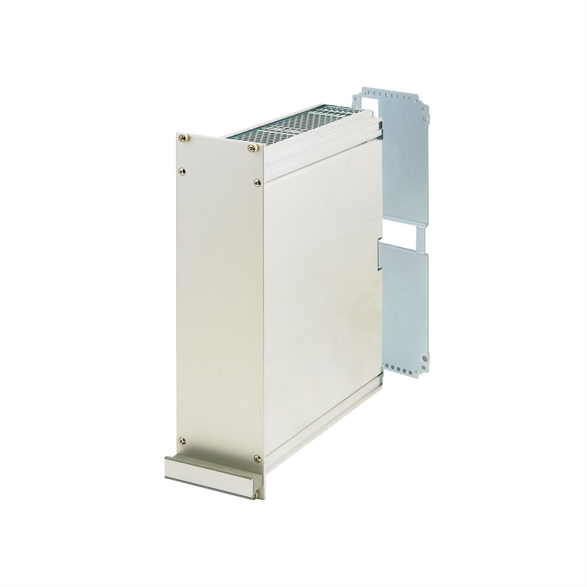 SCHROFF Frame Type Plug-In Unit PRO Kit, Perforated Covers, 1 Connector, 6 U, 21 HP, 167 mm
