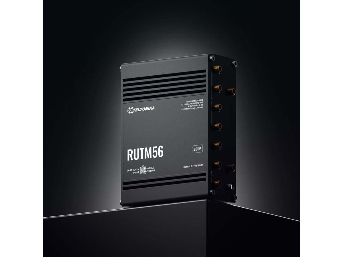 TELTONIKA RUTM56 Router mit 5G und 4G Cat 4 Modem