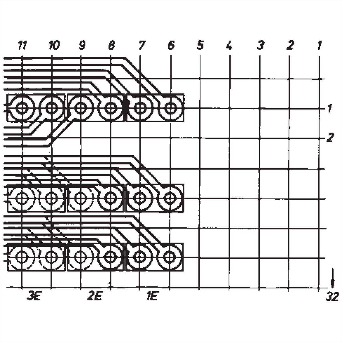 SCHROFF Double Test Socket, Ø 2 mm, Long Type for Mounting Plane 1