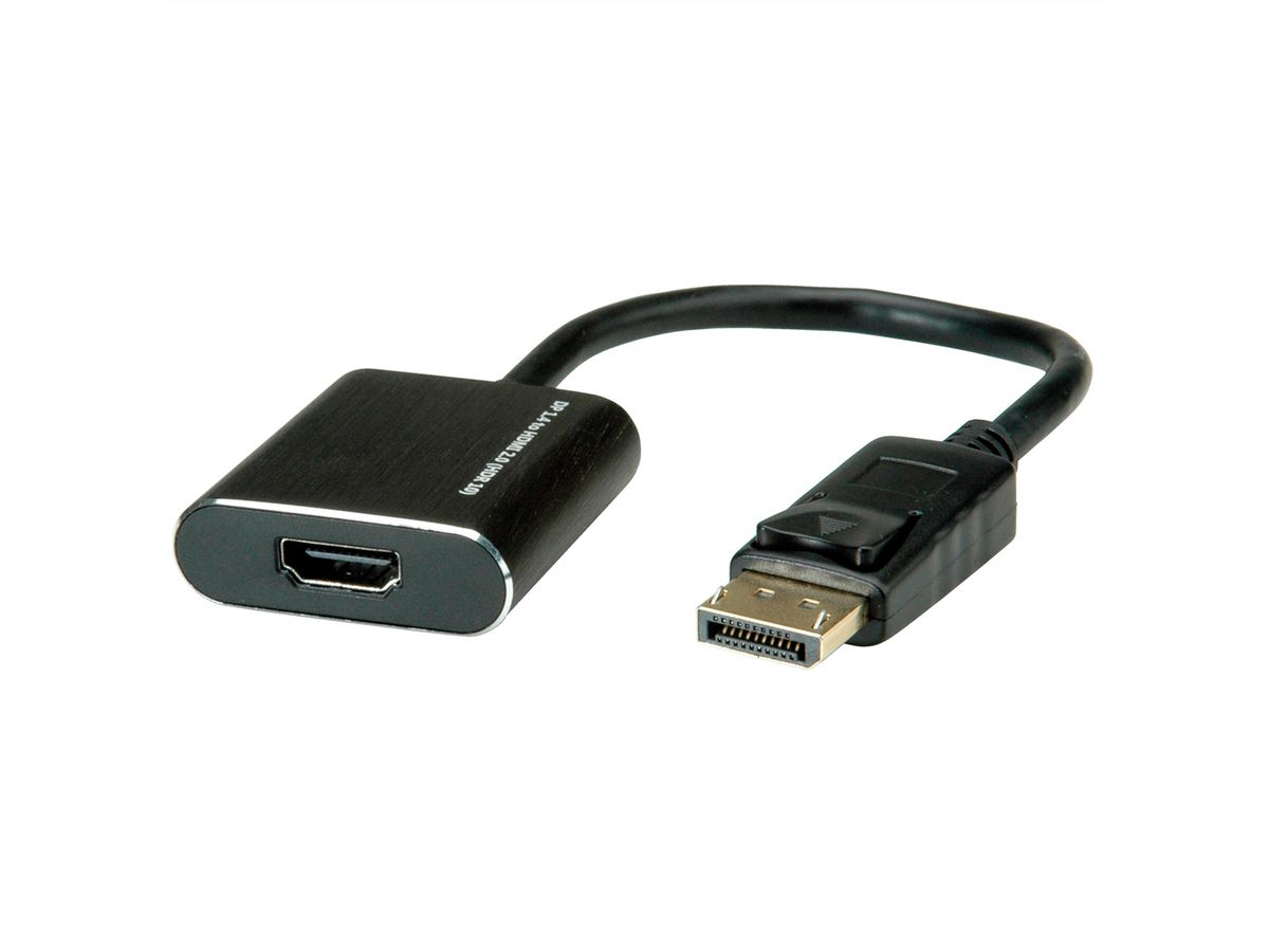 ROLINE DisplayPort/HDMI Adapter, v1.4, HDR 10, DP Male - HDMI Female, Actief