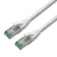 ROLINE RM Patchkabel Cat.6A S/FTP (PiMF), wit, 0,3 m
