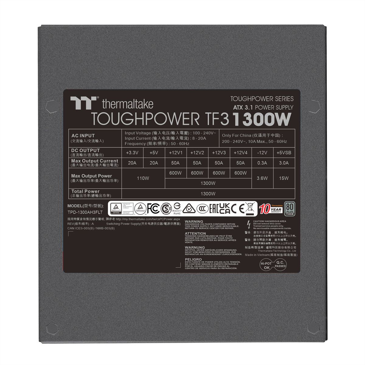 Thermaltake Toughpower TF3 1300W Netzteil