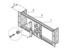 SCHROFF 19" Module Support Without strain Relief