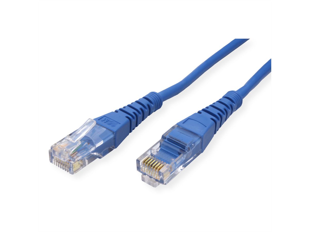 ROLINE UTP Patch Cord Cat.5e (Class D), blue, 0.5 m