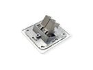 BTR Dozen InbouwP/2 reinweiss E-DAT Module 2 Poorts, Cat.6 (Class E)