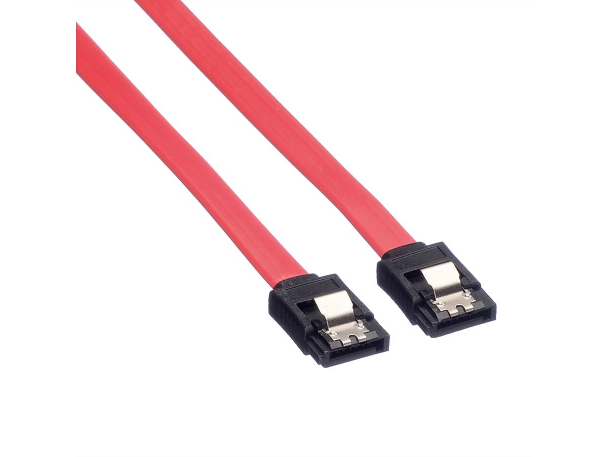 VALUE Internal SATA 6.0 Gbit/s Cable with Latch lock, 1 m