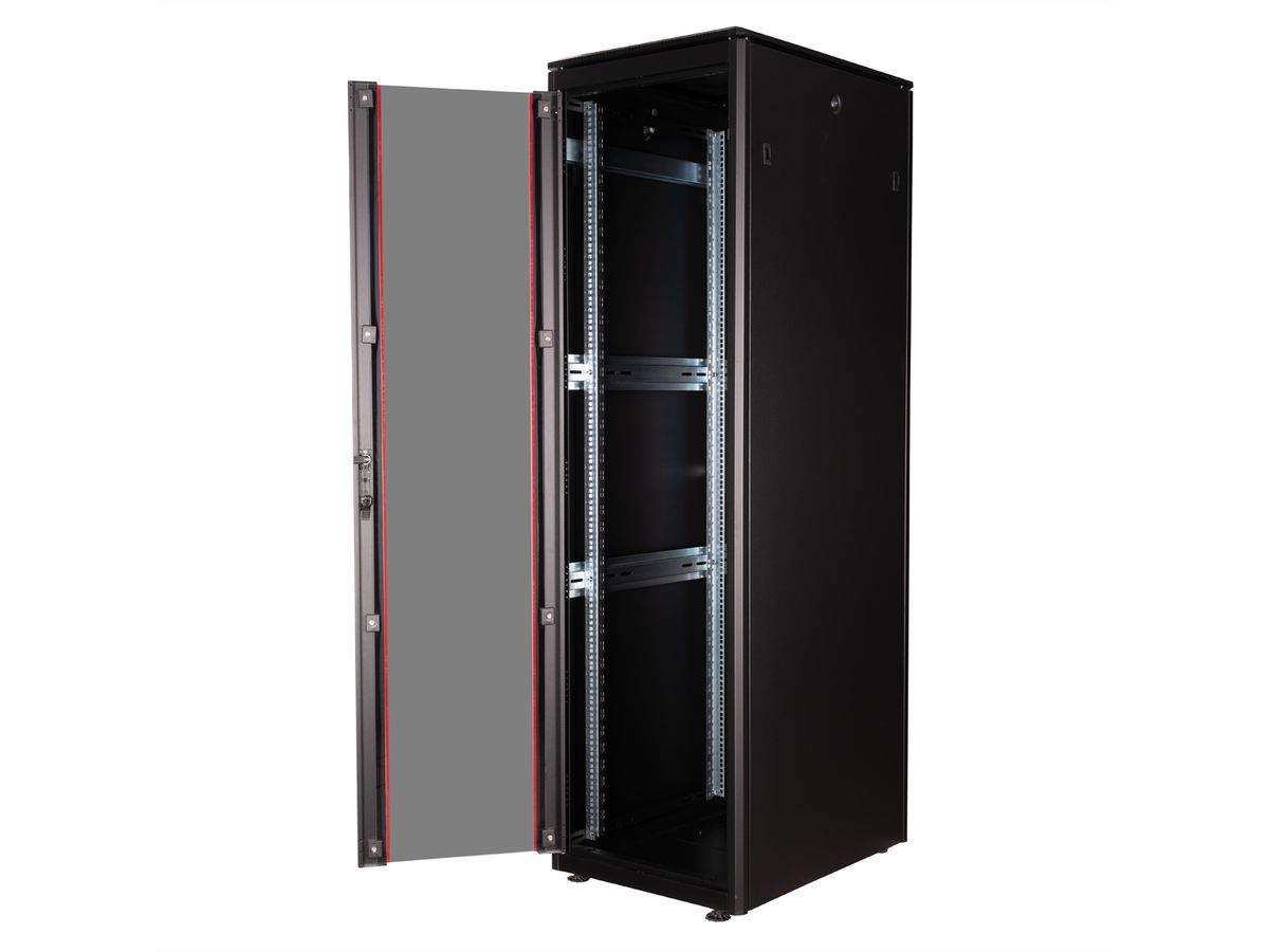 ROLINE 19-inch Network Cabinet Pro 42 U, 600x800 WxD Glass door black