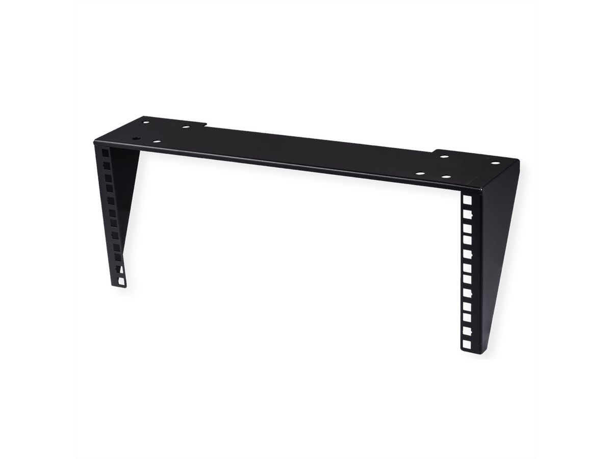 Vertical Wall Mount Bracket/Under Desk Mount, 4U, black