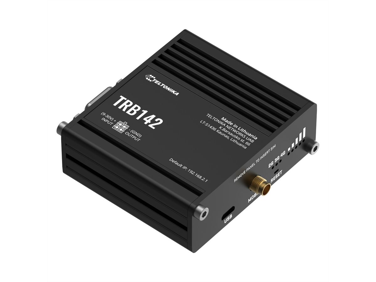TELTONIKA TRB142 LTE/4G RS232 Industriële gateway