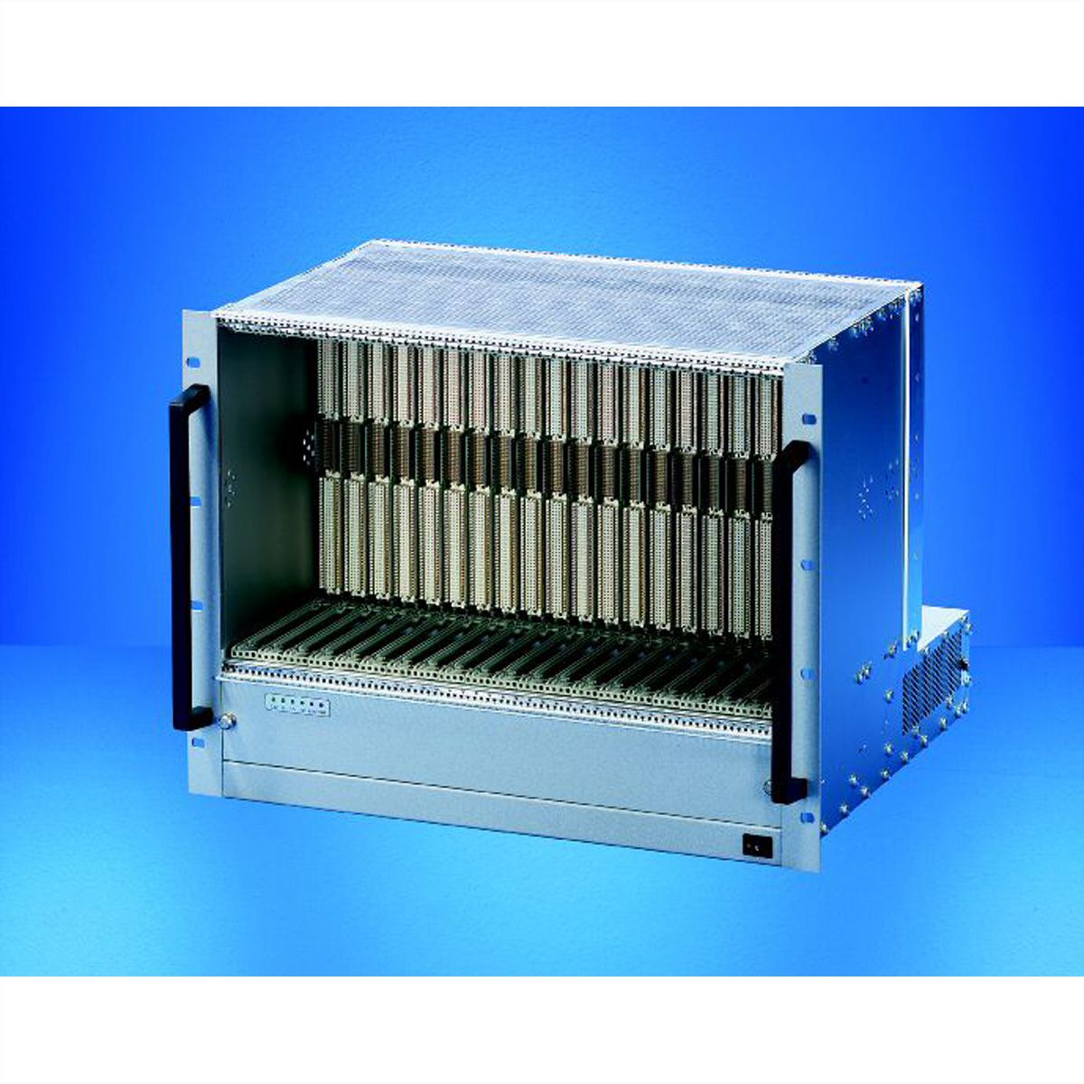 SCHROFF VME64x System, 8 U, 21 Slot, Open Frame PSU