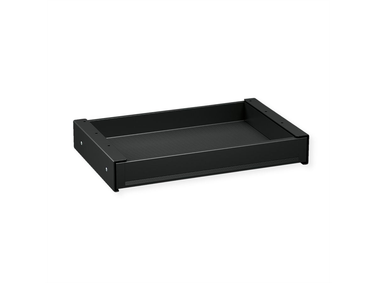 VALUE Ultra-Slim Underdesk Mount Storage Drawer, 420 mm width, black