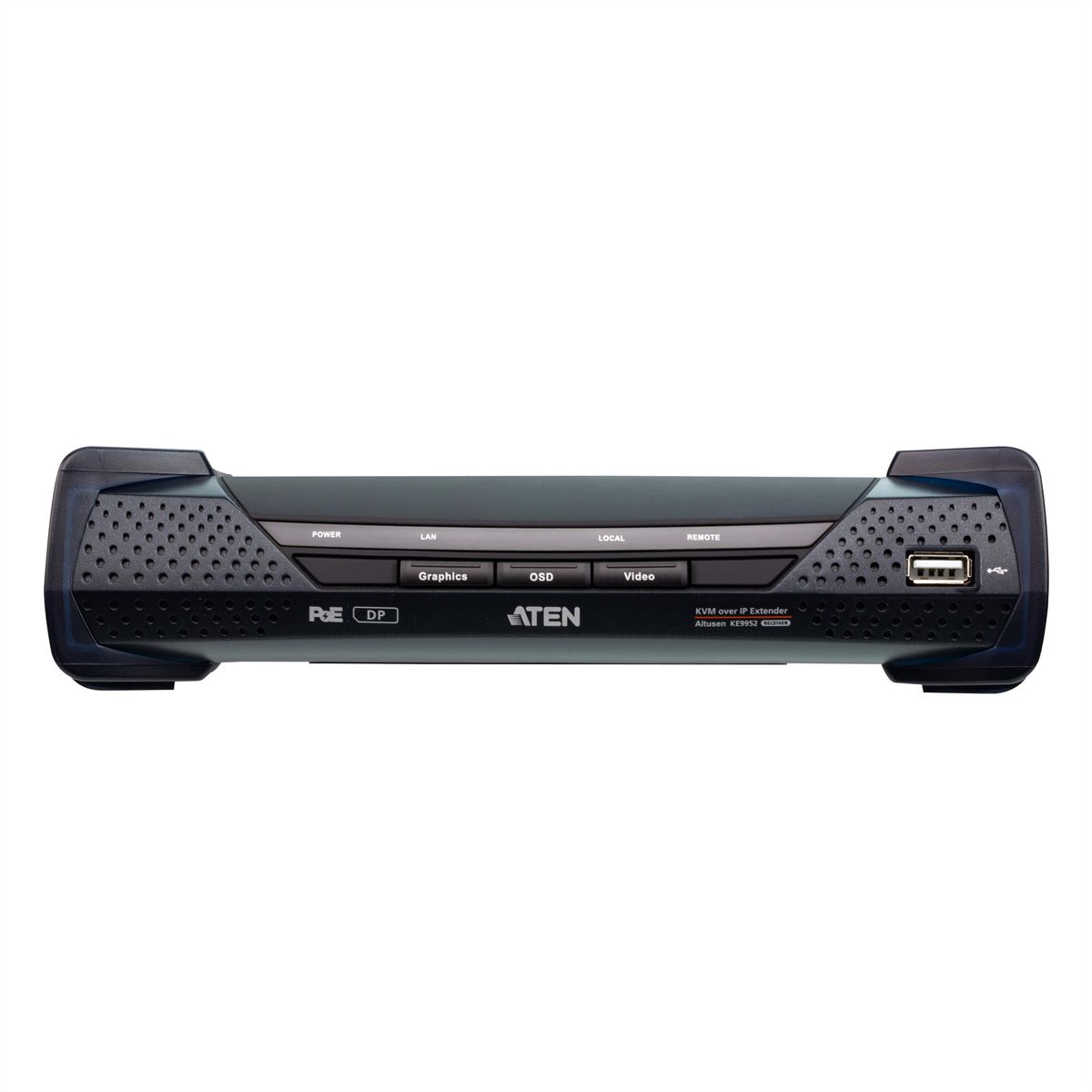 ATEN KE9952R 4K DP KVM over IP-extender met PoE ontvanger