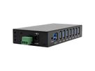EXSYS EX-11237HMS-2 7 Port USB 3.2 Gen 1 HUB Din-Rail Kit