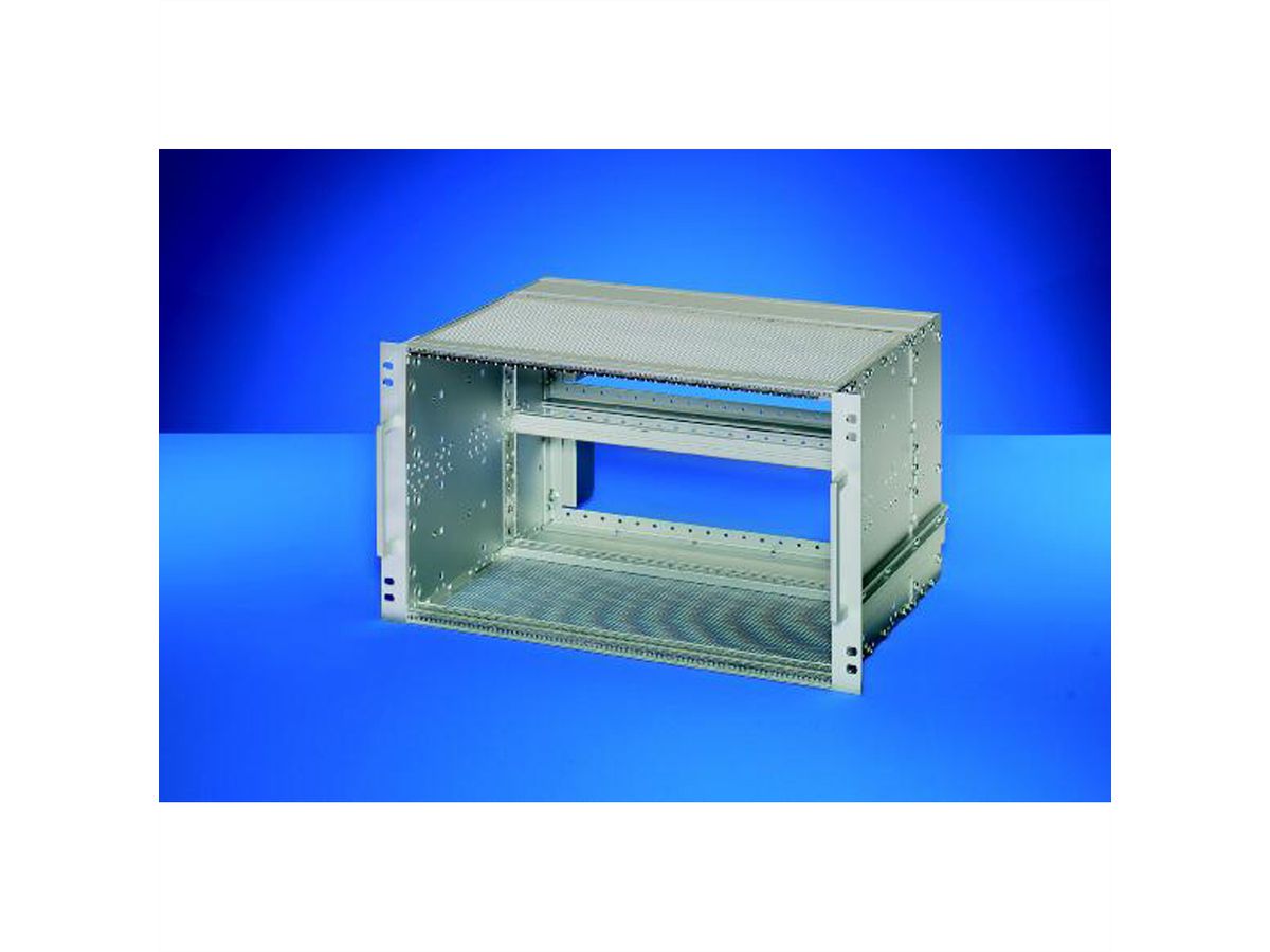 SCHROFF EuropacPRO 19" moduledrager voor rail, afgeschermd, SNCF, 3 HE, 84 HP, 320 mm