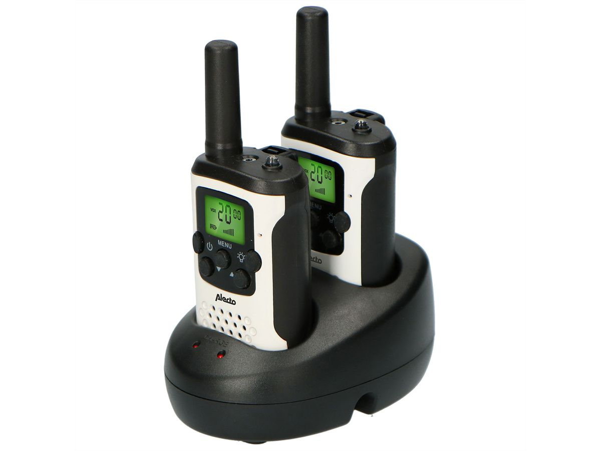 Alecto walkie talkie FR-175, Wit/zwart