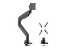 ROLINE Heavy-Duty Gas Spring Monitor Arm, <27 kg, <144,8cm (57")