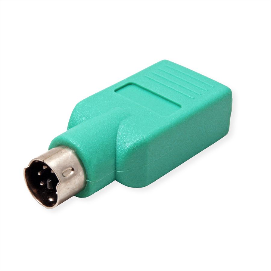 VALUE PS / 2 - USB-muisadapter, groen