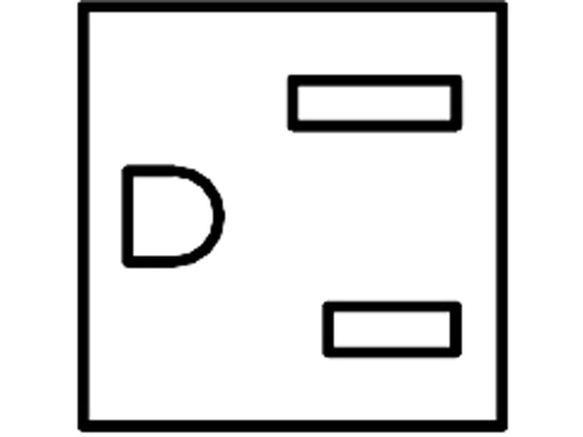 SCHROFF contactdoosstrip, USA, 15 contactdozen
