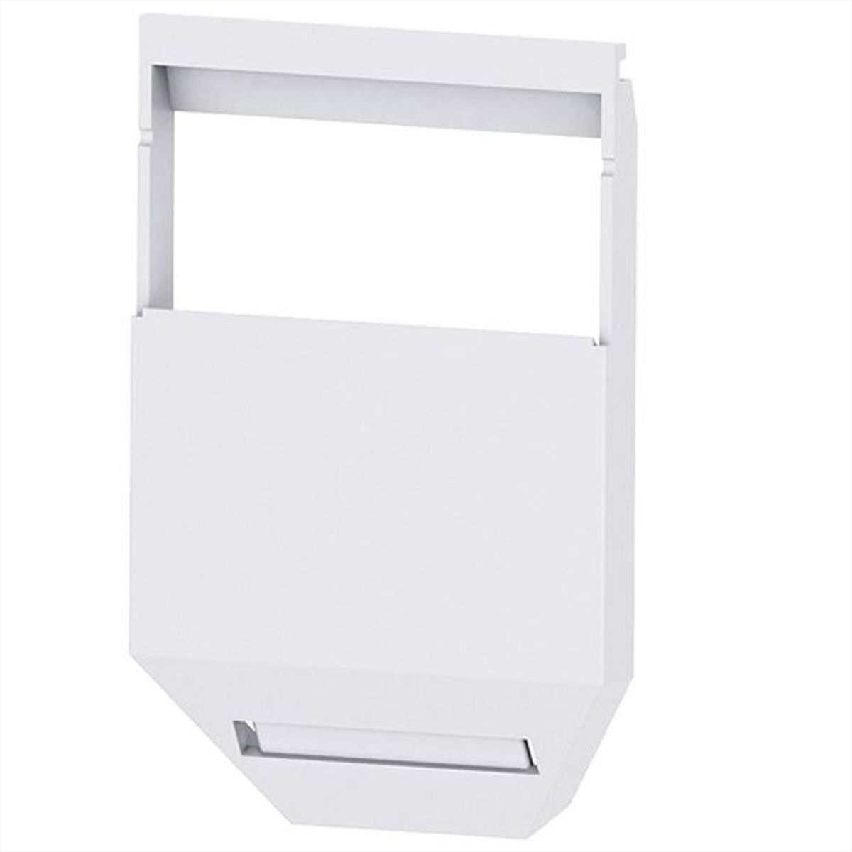 BACHMANN DESK2 concealed cable routing, white