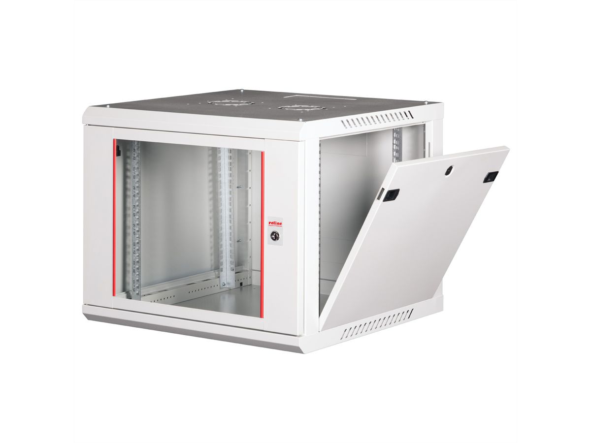 ROLINE 19-inch wandbehuizing Basic Plus 9U, 600x600 BxT grijs