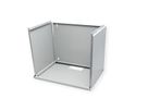 ROLINE 19-inch wall-mounted housing Basic 9 U, 540x400 WxD kit grey