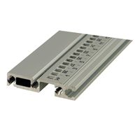 SCHROFF horizontale rail achter type R-ST, robuust, standaard, 40 pk