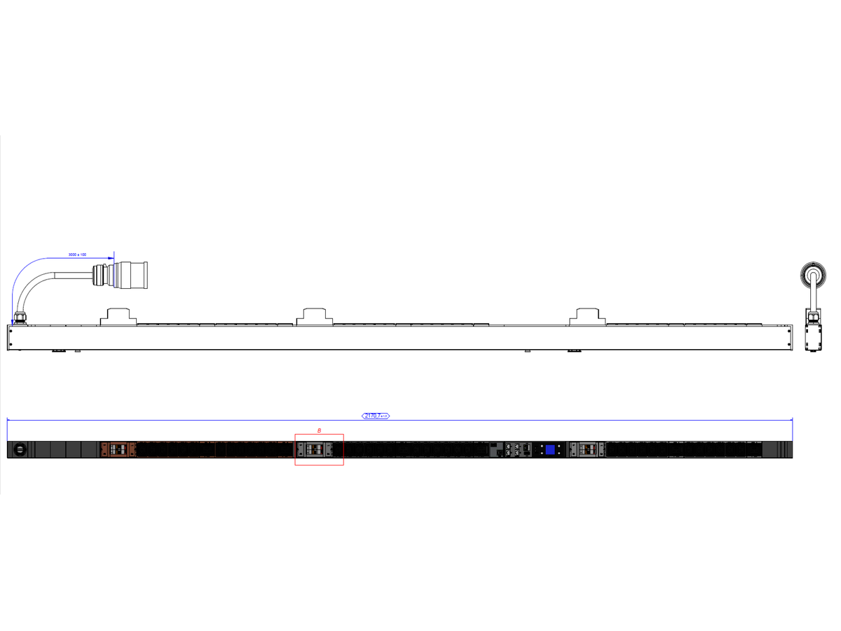 BACHMANN BN3000 36xC13 6xC19 6xLS, Meting per fase