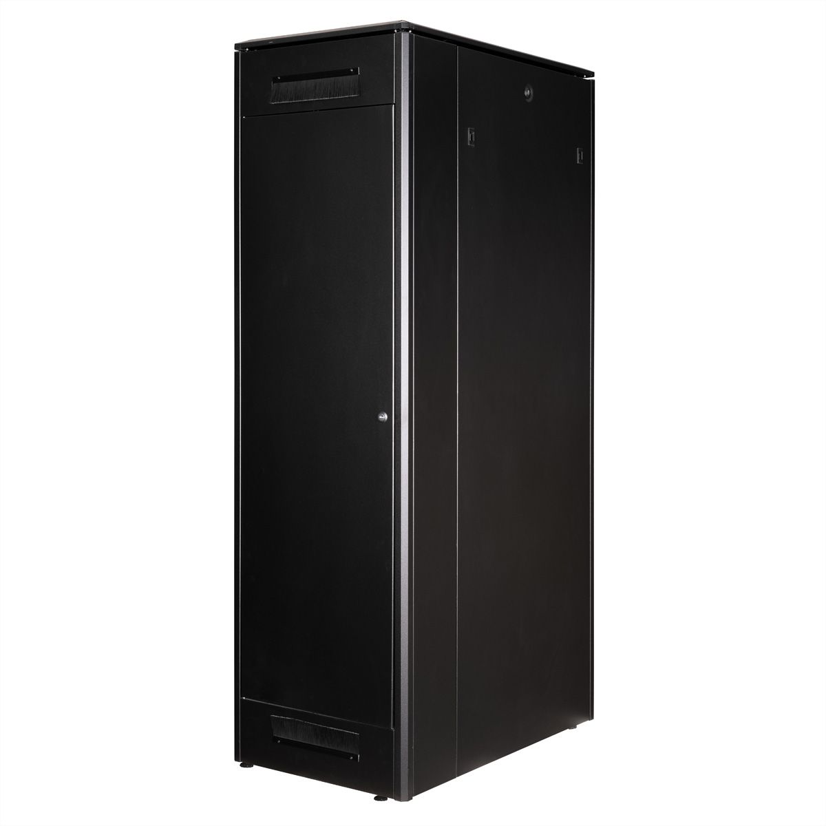 ROLINE 19-inch netwerkkast Pro 42 U , 600x1000 BxD Glazen deur zwart