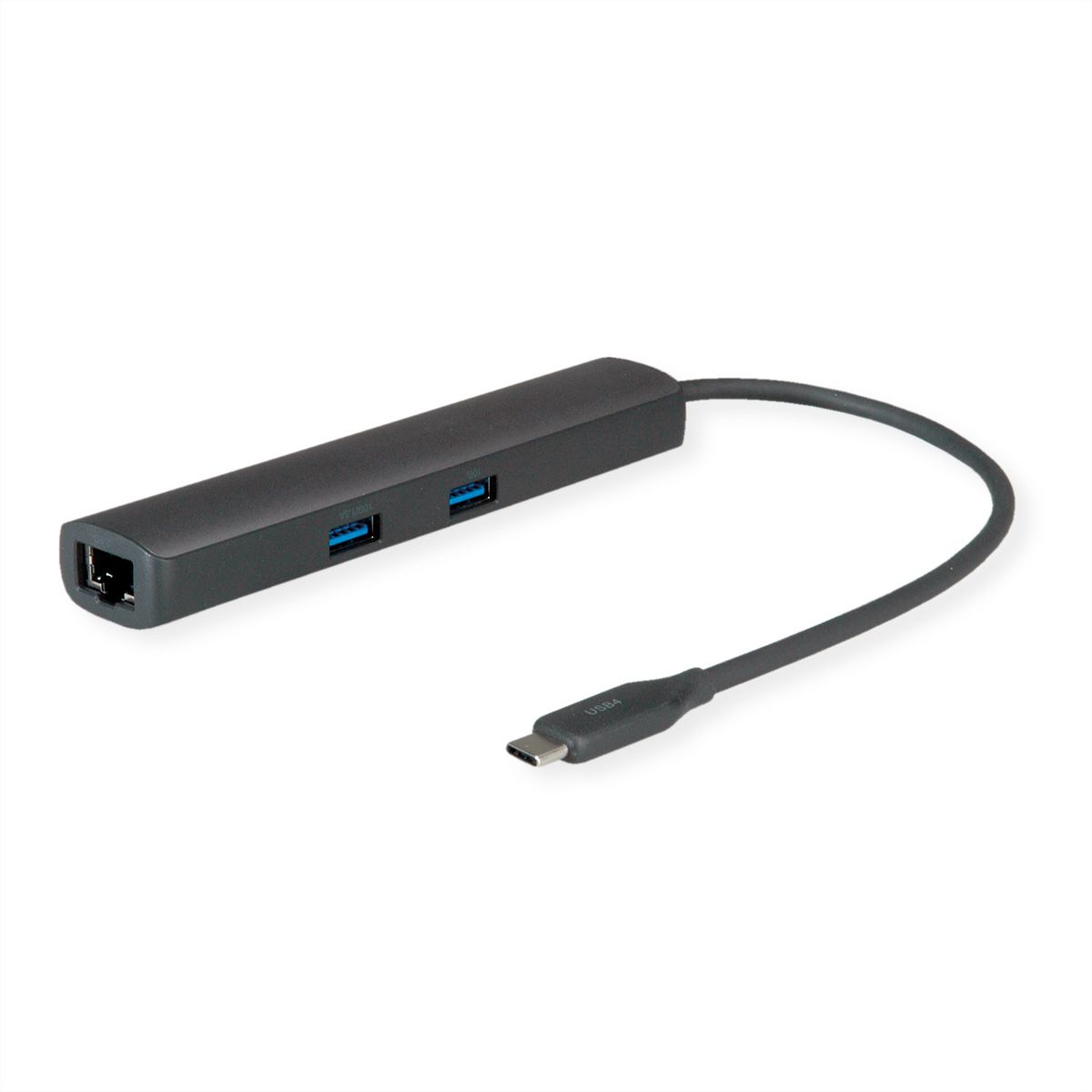 ROLINE Dockingstation USB Type C, 8K30 HDMI, x USB3.2 Gen2 (2xA + 1xC), 1x PD, 1x 2,5GigaEth