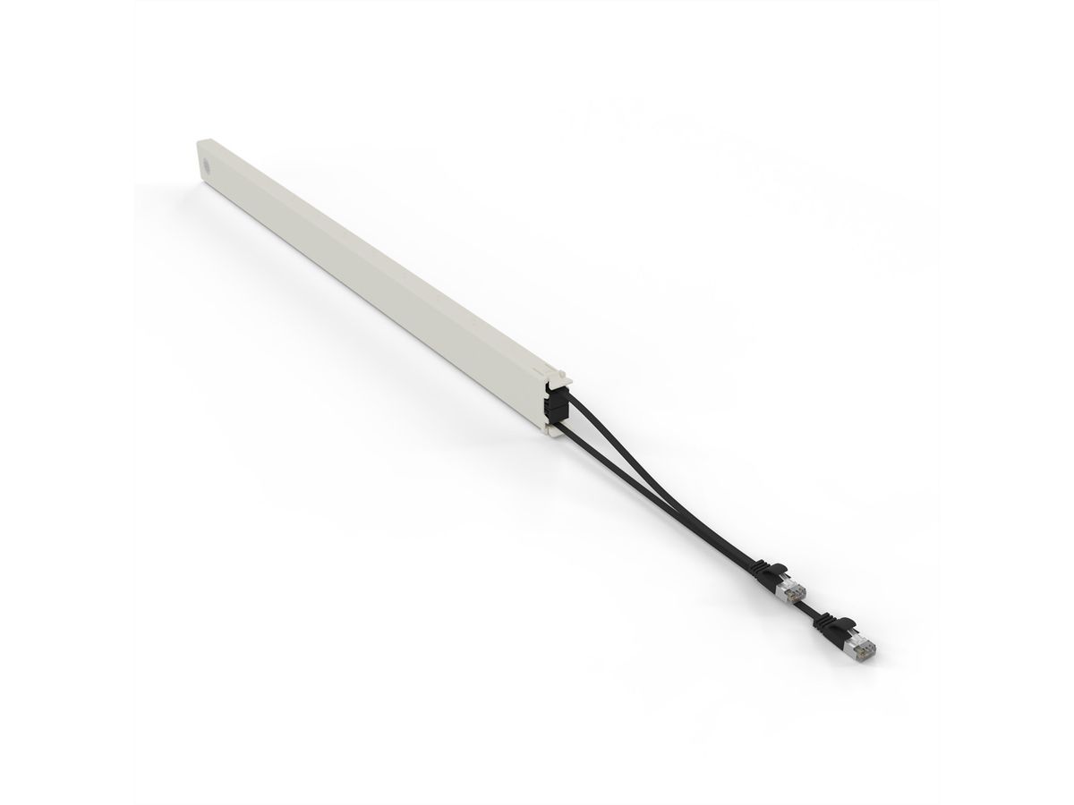 patchbox.one Kassette 46RU STP schwarz Cat.6a 2,5m