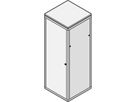 SCHROFF Eurorack zijwand met zijwandbekleding, RAL 7035, 38 U 800D