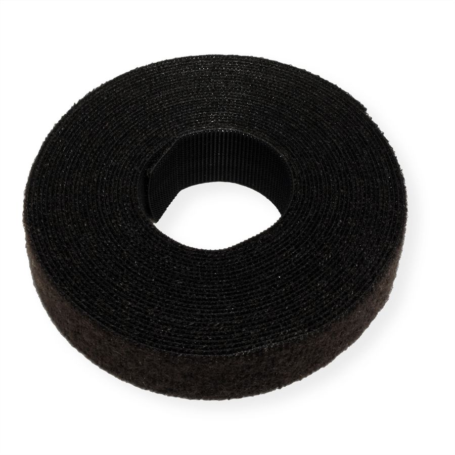 VELCRO® ONE-WRAP® Klittenband ongeperforeerd, 20mm, zwart, 5 m